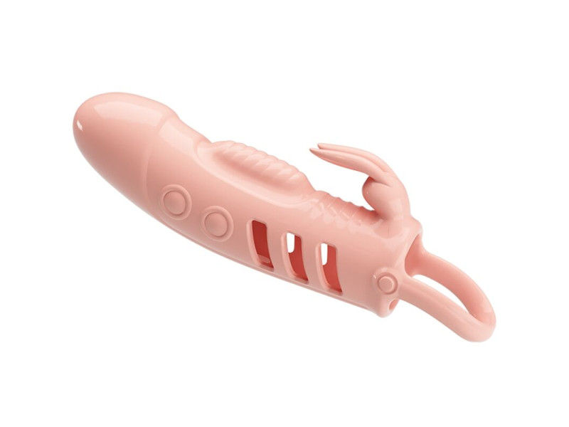 PRETTY LOVE - SLOANE NATURAL RABBIT PENIS SHEATH