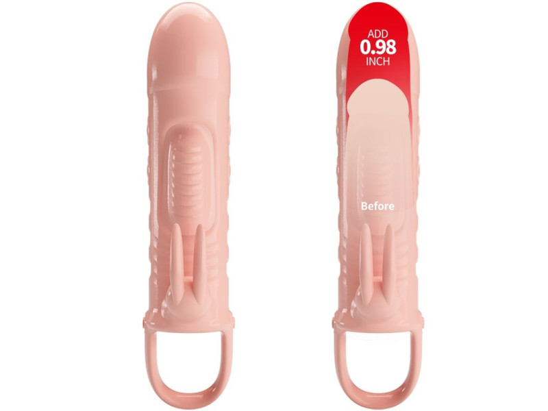 PRETTY LOVE - SLOANE NATURAL RABBIT PENIS SHEATH