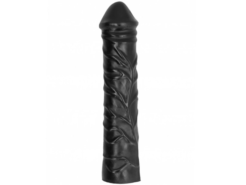 ALL BLACK - GIANT SOFT FISTING DILDO 32 CM