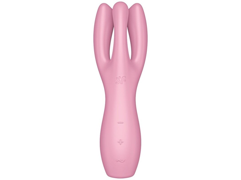 SATISFYER - THREESOME 3 VIBRATOR PINK