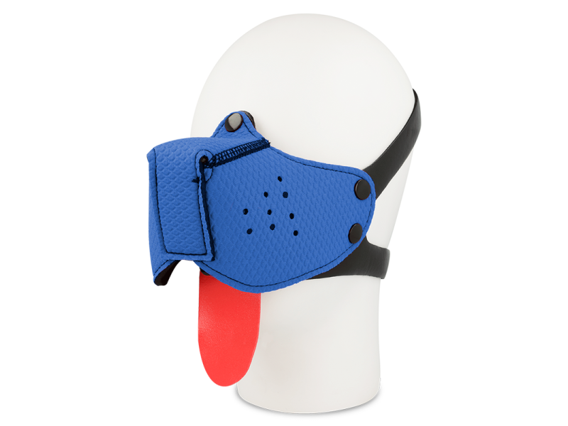 OHMAMA FETISH DOG MUZZLE - BLUE