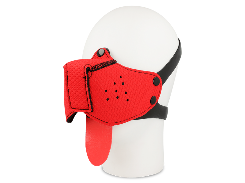 OHMAMA FETISH DOG MUZZLE - RED