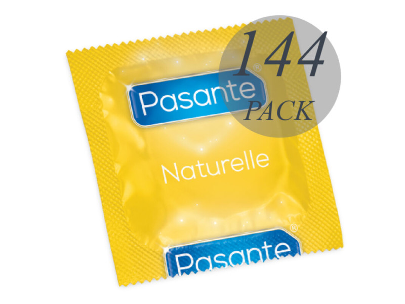 PASANTE - CONDOMS NATURELLE BAG 144 UNITS
