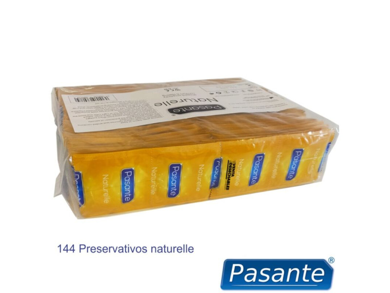 PASANTE - CONDOMS NATURELLE BAG 144 UNITS