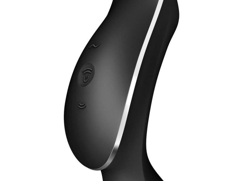 SATISFYER - CURVY TRINITY 2 AIR PULSE VIBRATOR BLACK