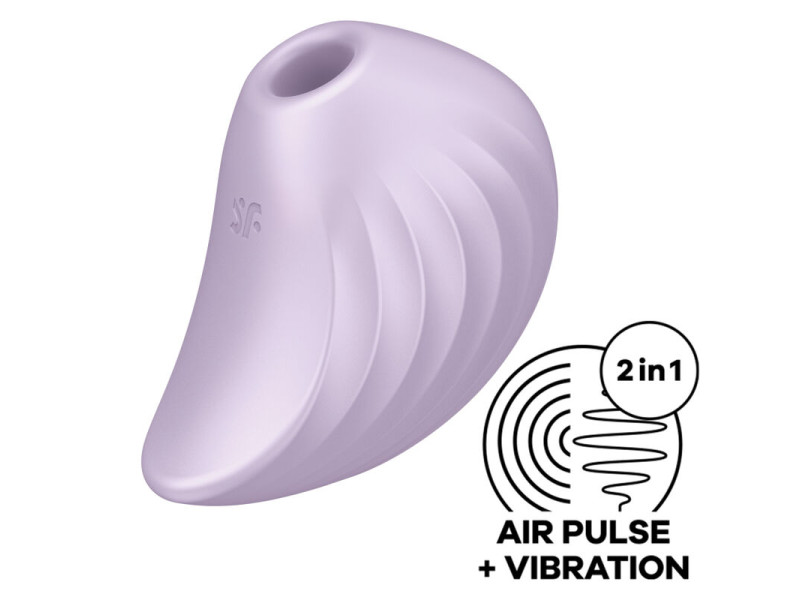 SATISFYER - PEARL DIVER AIR PULSE STIMULATOR & VIBRATOR VIOLET