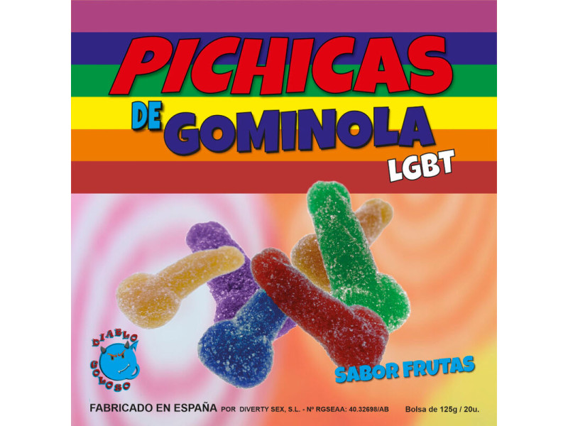 PRIDE - GUMMY PENIS FRUITS WITH SUGAR LGBT