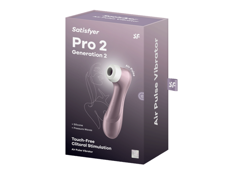 SATISFYER - PRO 2 AIR PULSE STIMULATOR VIOLET