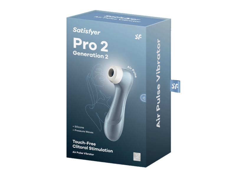 SATISFYER - PRO 2 AIR PULSE STIMULATOR BLUE