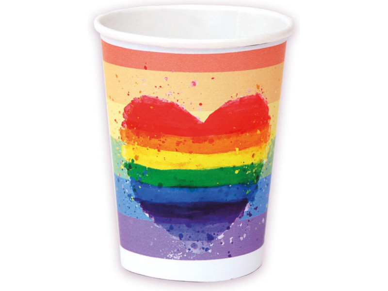 PRIDE - SET 8 LGBT FLAG CUPS