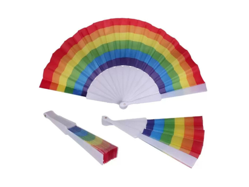 PRIDE - LGBT FLAG FABRIC FAN