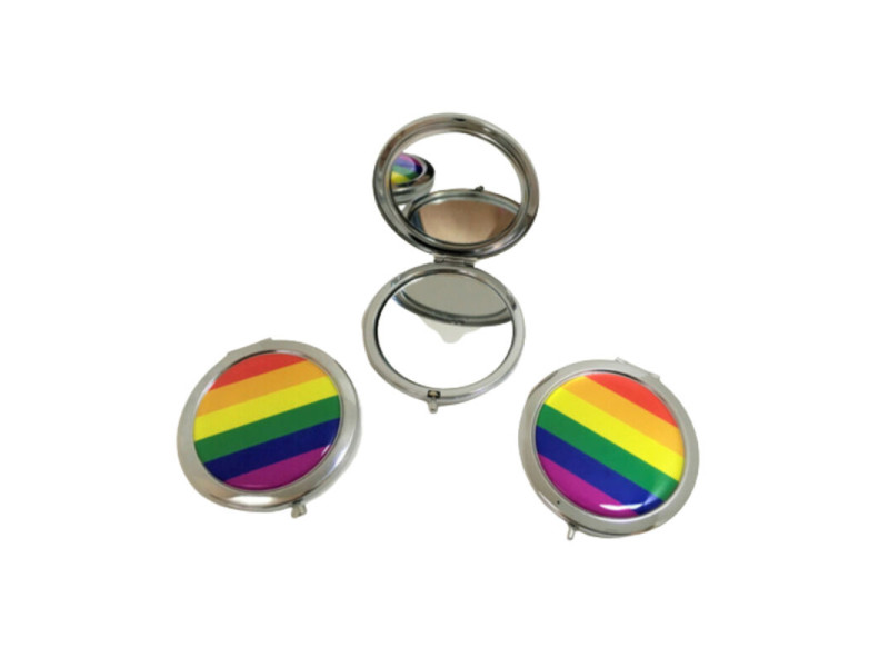 PRIDE - LGBT FLAG DOUBLE SIDED MIRROR