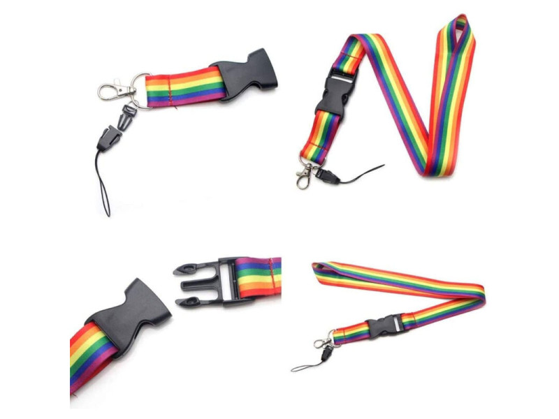 PRIDE - LGBT FLAG LANYARD