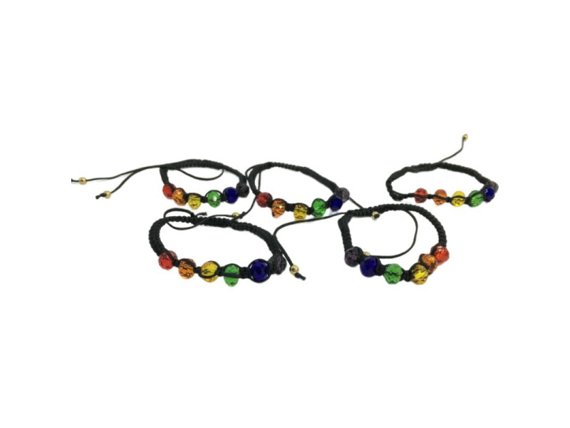 PRIDE - LGBT FLAG BEADED BRACELET