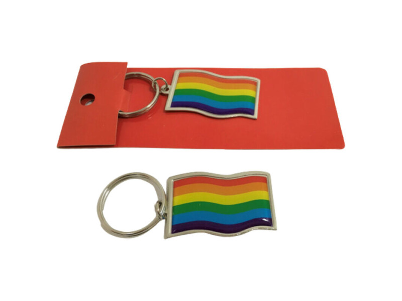 PRIDE - LGBT FLAG KEYCHAIN