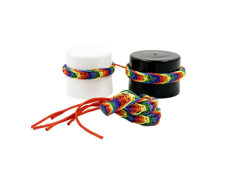 PRIDE - LGBT FLAG BRAIDED THREADS BRACELET