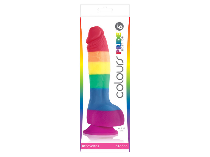 PRIDE - LGBT FLAG DILDO 15 CM