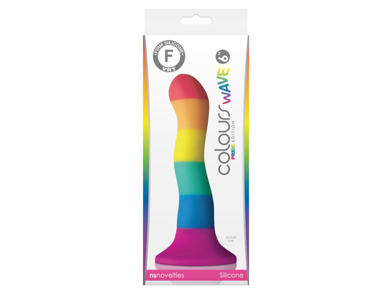 PRIDE - LGBT FLAG DILDO WAVE 17 CM