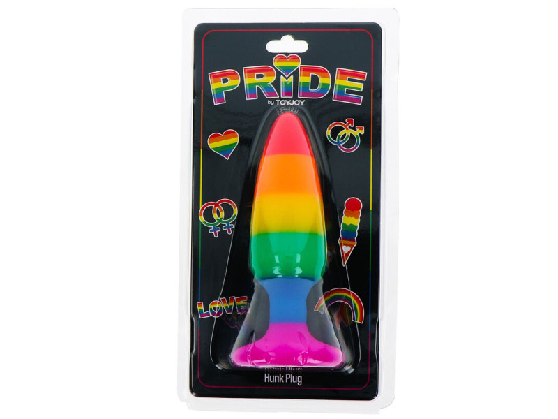 PRIDE - LGBT FLAG PLUG HUNK 10.5 CM