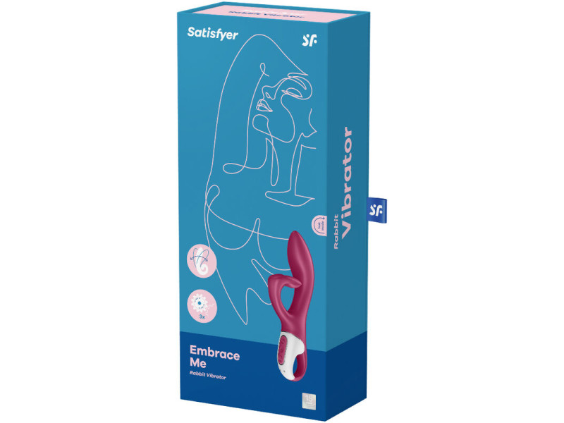 SATISFYER - EMBRACE ME GSPOT VIBRATOR BERRY