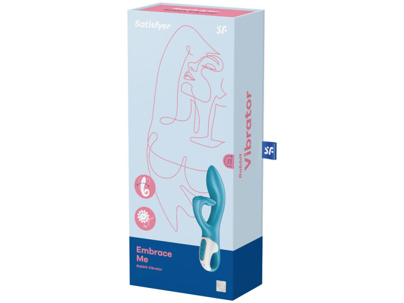 SATISFYER - EMBRACE ME GSPOT VIBRATOR TURQUOISE