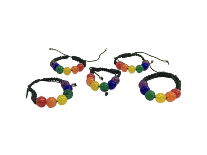 PRIDE - LGBT FLAG SMALL BALL BRACELET