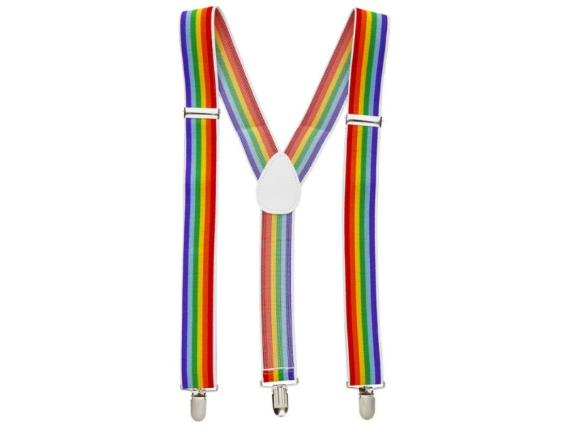 PRIDE - LGBT FLAG SUSPENDERS