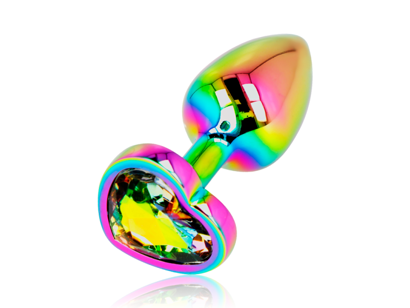 OHMAMA - IRIDESCENT HEART ANAL PLUG SIZE S