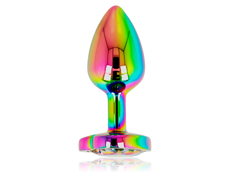 OHMAMA - IRIDESCENT HEART ANAL PLUG SIZE S