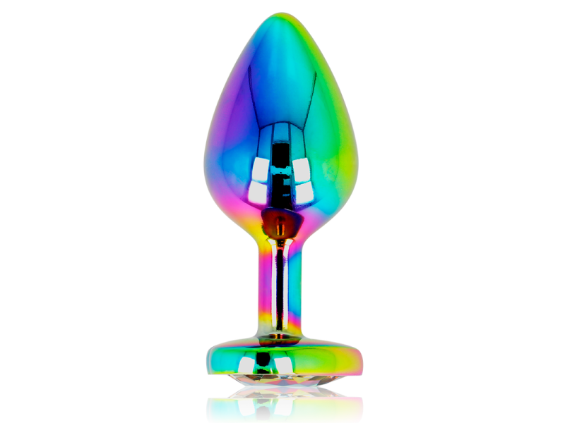 OHMAMA - IRIDESCENT HEART ANAL PLUG SIZE M