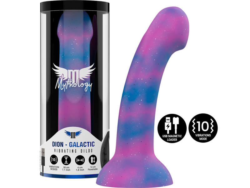 MYTHOLOGY - DION GALACTIC DILDO M - VIBRATOR WATCHME WIRELESS TECHNOLOGY COMPATIBLE