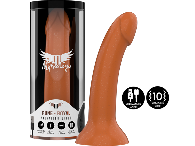 MYTHOLOGY - RUNE ROYAL DILDO M - VIBRATOR WATCHME WIRELESS TECHNOLOGY COMPATIBLE