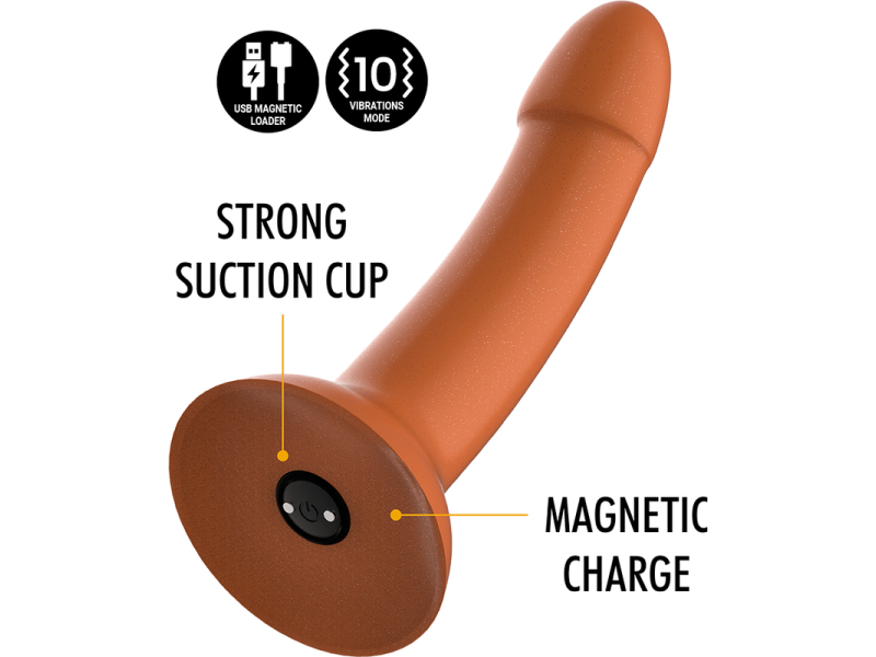 MYTHOLOGY - RUNE ROYAL DILDO M - VIBRATOR WATCHME WIRELESS TECHNOLOGY COMPATIBLE