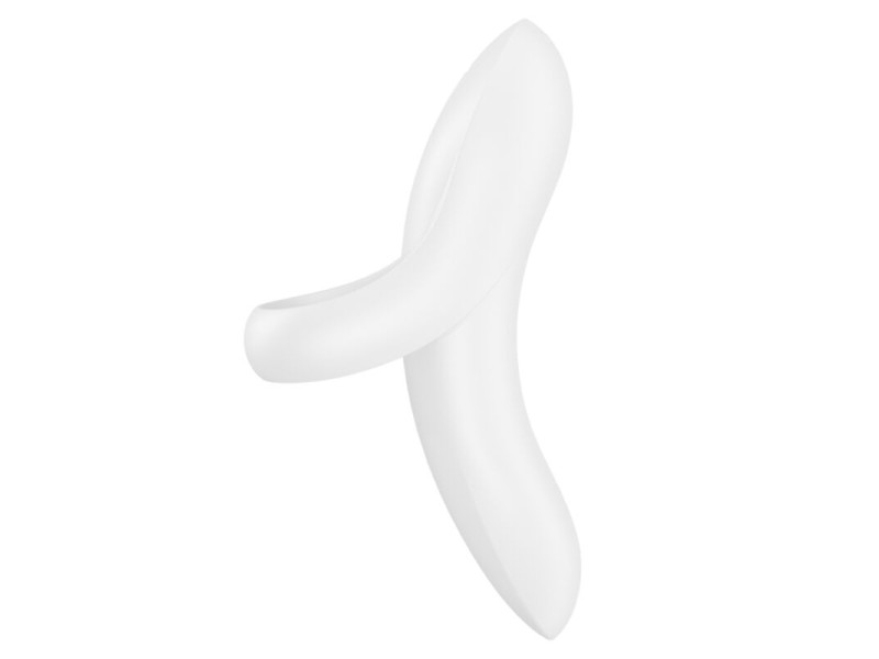 SATISFYER - BOLD LOVER FINGER VIBRATOR WHITE