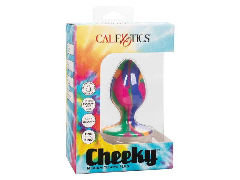 CALEXOTICS - CHEEKY MEDIUM TIE-DYE PLUG ANAL