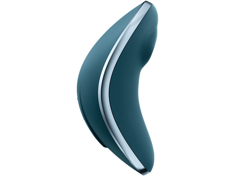 SATISFYER - VULVA LOVER 1 AIR PULSE STIMULATOR & VIBRATOR BLUE