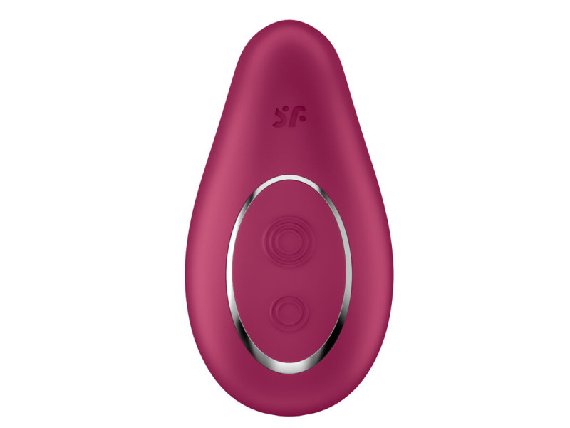 SATISFYER - DIPPING DELIGHT LAY-ON VIBRATOR RED
