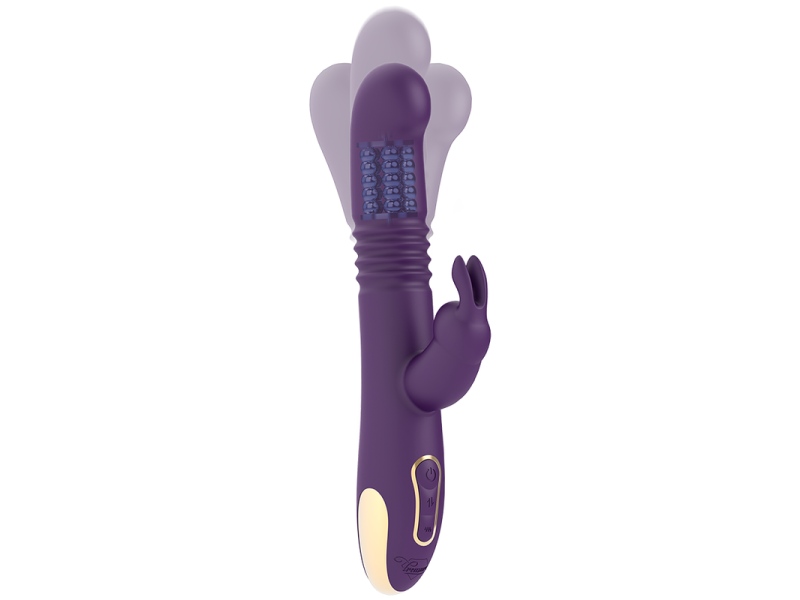 TREASURE - BASTIAN RABBIT UP & DOWN, ROTATOR & VIBRATOR COMPATIBLE WITH WATCHME WIRELESS TECHNOLOGY