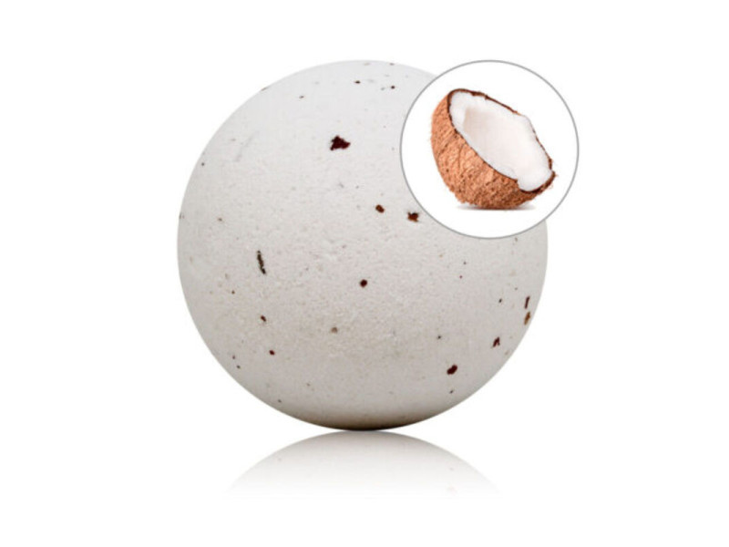 TALOKA - COCONUT SCENTED BATH BOMB WITH ROSE PETALS