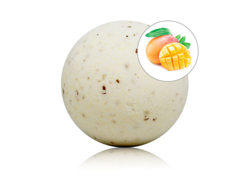 TALOKA - MANGO SCENTED BATH BOMB WITH ROSE PETALS