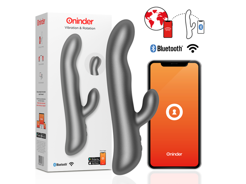 ONINDER - OSLO VIBRATION & ROTATION BLACK - FREE APP