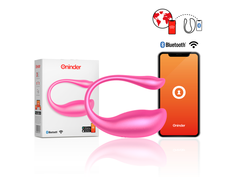 ONINDER - NAIROBI VIBRATING EGG PINK - FREE APP