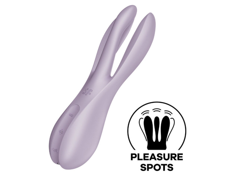 SATISFYER - THREESOME 2 VIBRATOR VIOLET