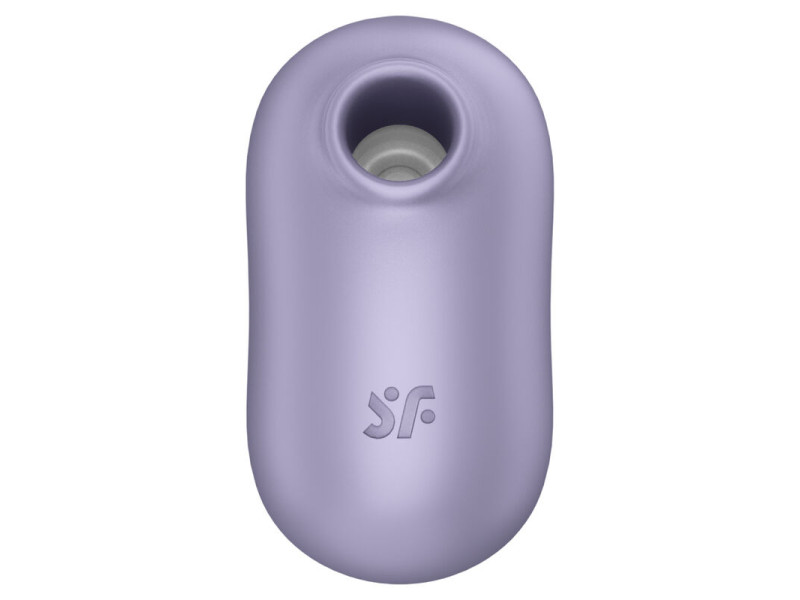 SATISFYER - PRO TO GO 2 DOUBLE AIR PULSE STIMULATOR & VIBRATOR VIOLET