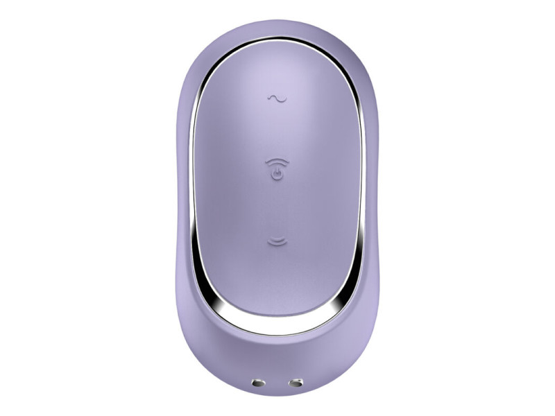 SATISFYER - PRO TO GO 2 DOUBLE AIR PULSE STIMULATOR & VIBRATOR VIOLET