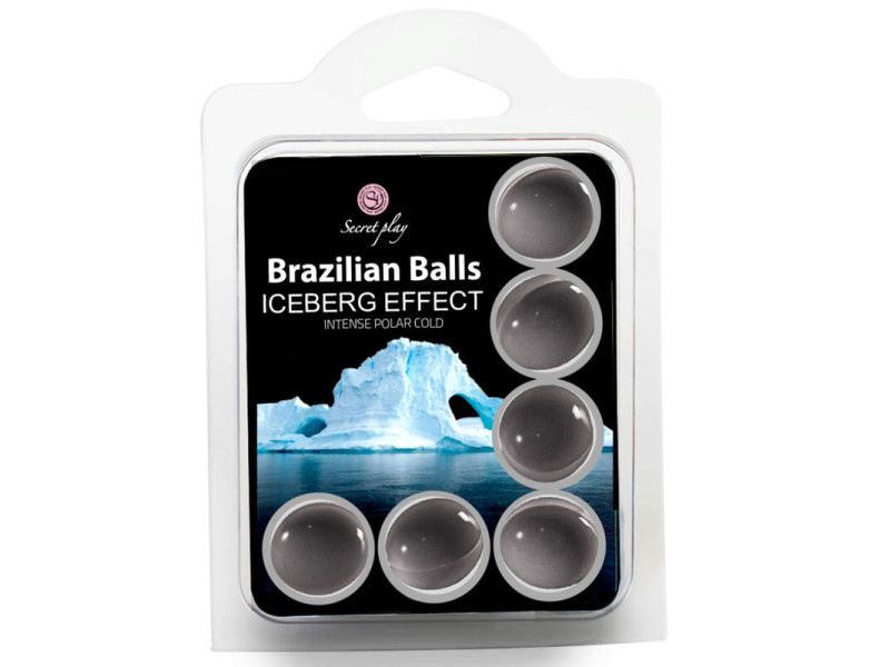 SECRET PLAY SET 6 BRAZILIAN BALLS ICEBERG EFFECT