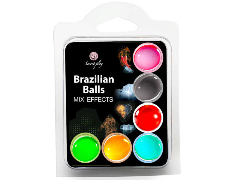 SECRET PLAY SET 6 BRAZILIAN BALLS MIX EFFECT