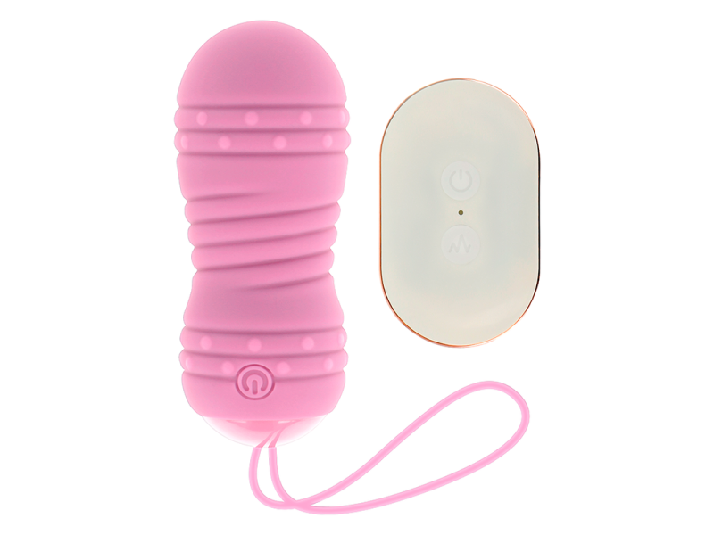 OHMAMA - REMOTE CONTROL EGG 7 MODES ROTATION PINK