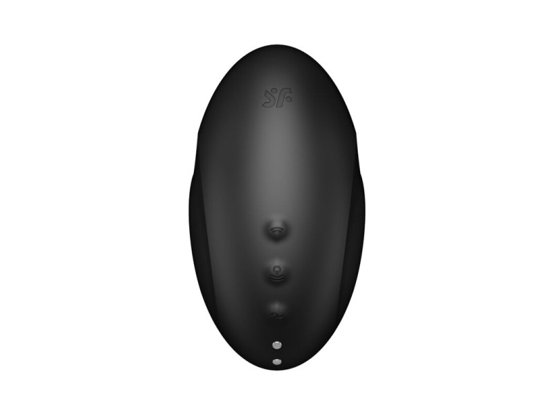 SATISFYER - VULVA LOVER 3 AIR PULSE STIMULATOR & VIBRATOR BLACK