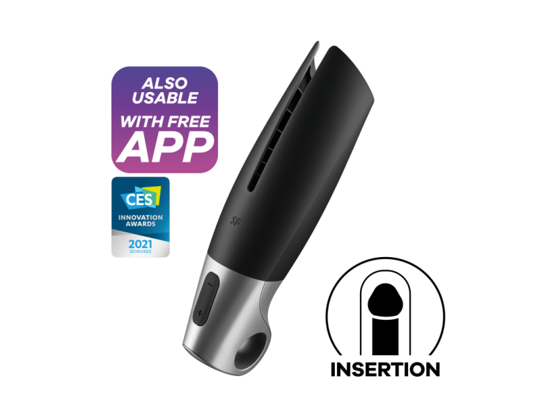 SATISFYER - POWER MASTURBATOR BLACK